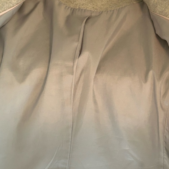 Calvin Klein Soft Grey Pea Coat - Picture 3 of 4